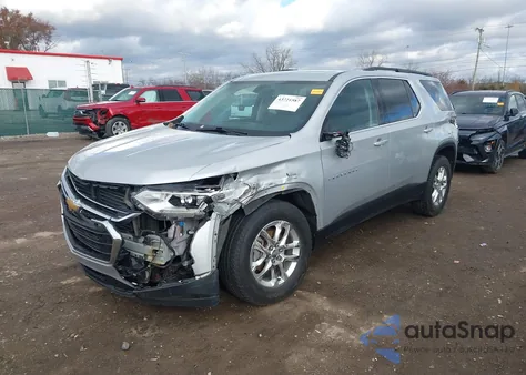 2019 Chevrolet Traverse 1Lt из США, поврежденный, VIN 1GNERGKWXKJ277796